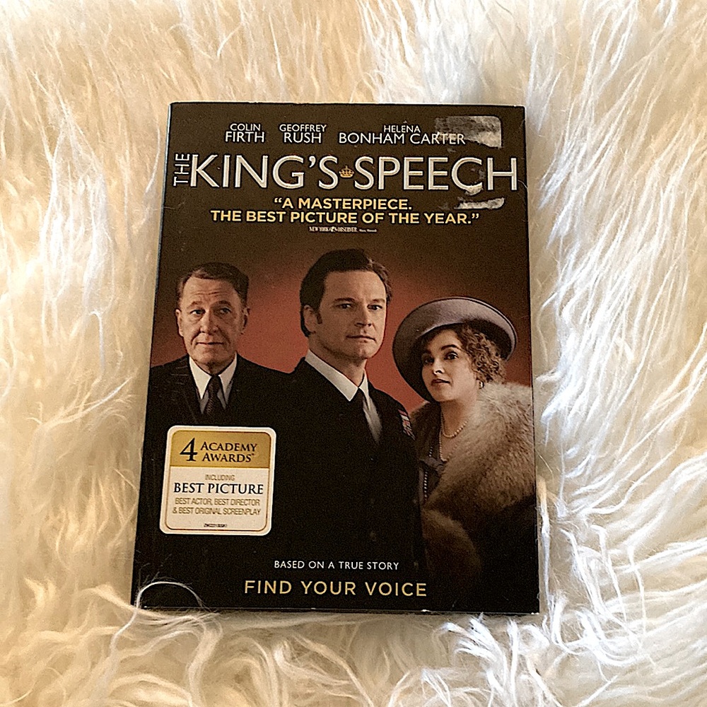 👑 DVD 👑 THE KING’S SPEECH 👑 WITH COLIN FIRTH & GEOFFREY RUSH 👑